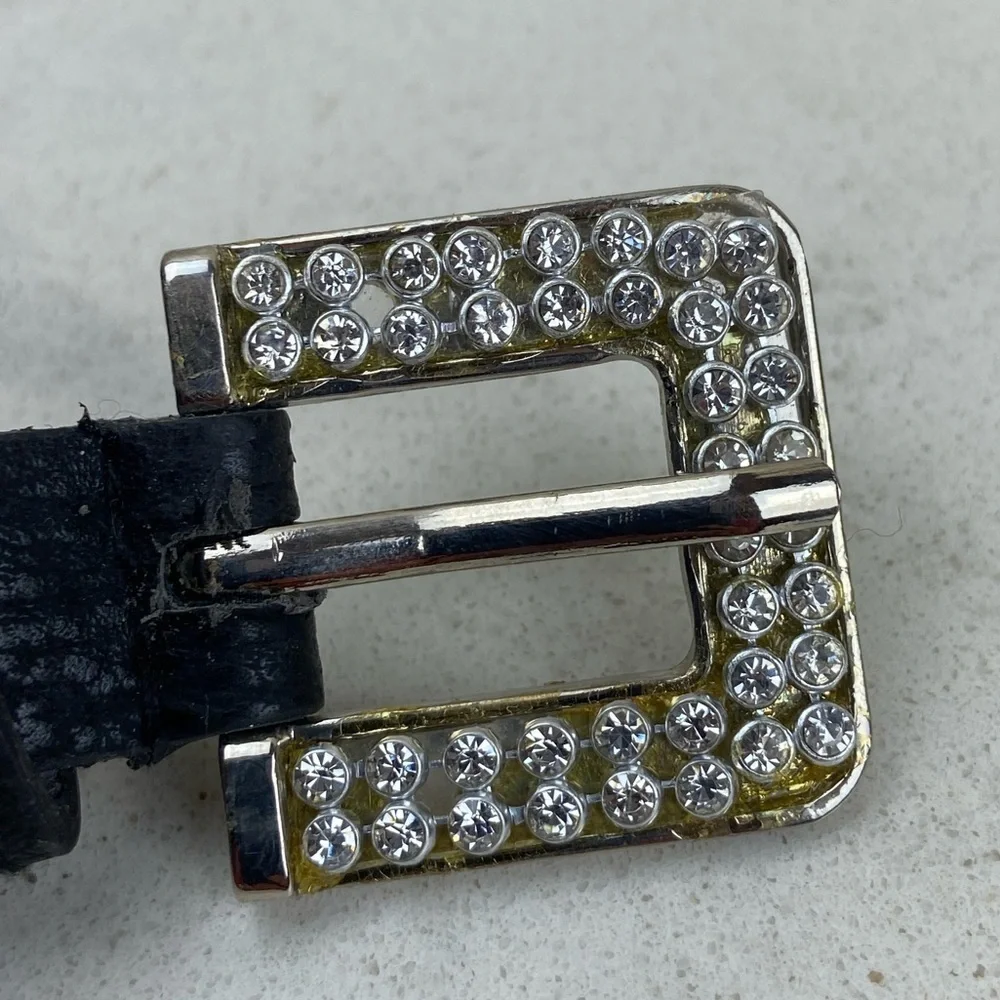 Unbranded Skinny Rhinestone Belt